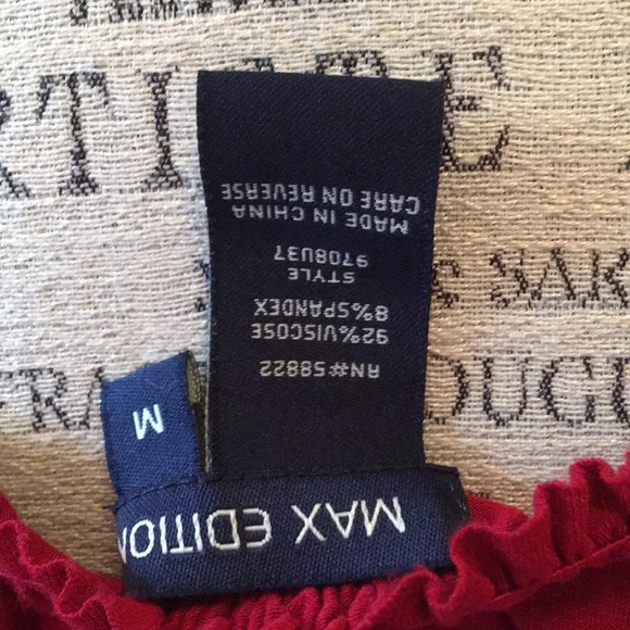 Max Edition Vintage Style Blouse. Super Cute ! - Picture 4 of 5